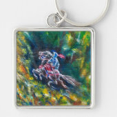 KNIGHT LANCELOT , PFERDERFAHRT IN GRÜNEN WALDEN SCHLÜSSELANHÄNGER (Vorne)