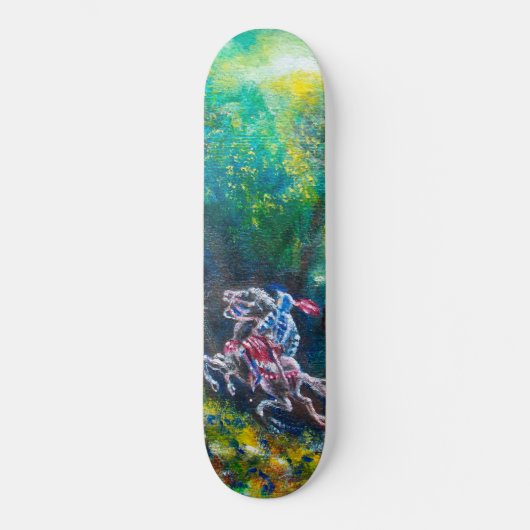 KNIGHT LANCELOT , PFERDERFAHRT IN GRÜNEN WALDEN SKATEBOARD (Vorderseite)