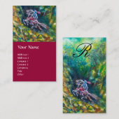 KNIGHT LANCELOT , PFERDERFAHRT IN GRÜNEN WALDEN VISITENKARTE (Vorne/Hinten)