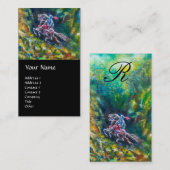 KNIGHT LANCELOT , PFERDERFAHRT IN GRÜNEN WALDEN VISITENKARTE (Vorne/Hinten)