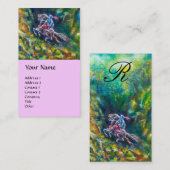 KNIGHT LANCELOT , PFERDERFAHRT IN GRÜNEN WALDEN VISITENKARTE (Vorne/Hinten)