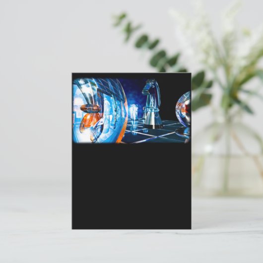 Knight Moves Postkarte (Stehend Vorderseite)