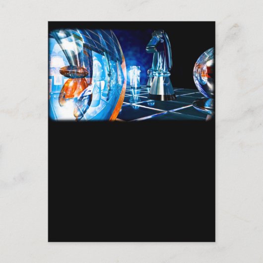 Knight Moves Postkarte (Vorderseite)