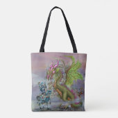 Knight n Dragon Art Toag Tasche (Rückseite)
