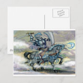 Knight n Dragon Postkarte (Vorne/Hinten)