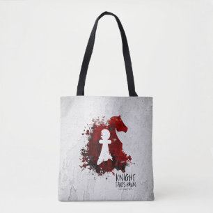 Knight nimmt Pawn von Martha Sweeney Tote Bag Tasche