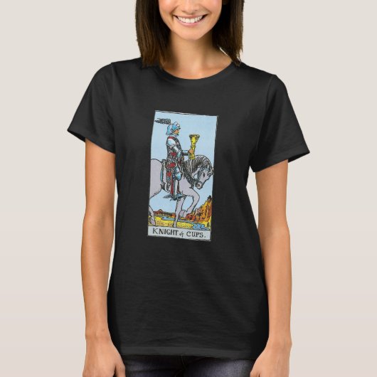 Knight of Cups  King of Cups Tarot Card T-Shirt (Vorderseite)
