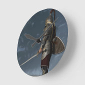 Knight of the Storm Runde Wanduhr (Winkel)