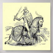 Knight on Horsback Poster (Vorne)