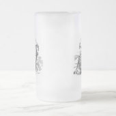 Knight on Horseback Mattglas Bierglas (Mittel)