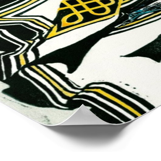 Knight on Horseback Poster (Ecke)