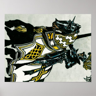 Knight on Horseback Poster