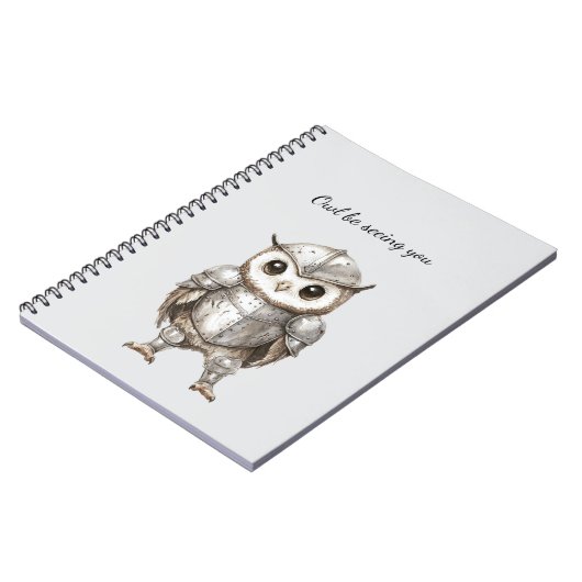 Knight Owl in Shining Armor Notizblock (Linke Seite)