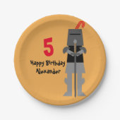 Knight Pappteller (Vorderseite)