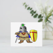 Knight Postkarte (Stehend Vorderseite)