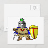 Knight Postkarte (Vorne/Hinten)