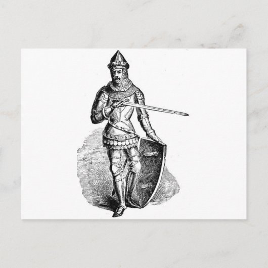 Knight Postkarte (Vorderseite)