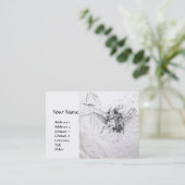 KNIGHT REITEN AUF PEGASUS VISITENKARTE (Stehend Vorderseite)