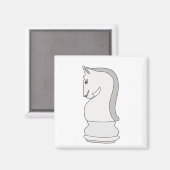 Knight Schach Magnet (Vorderseite/Rückseite)