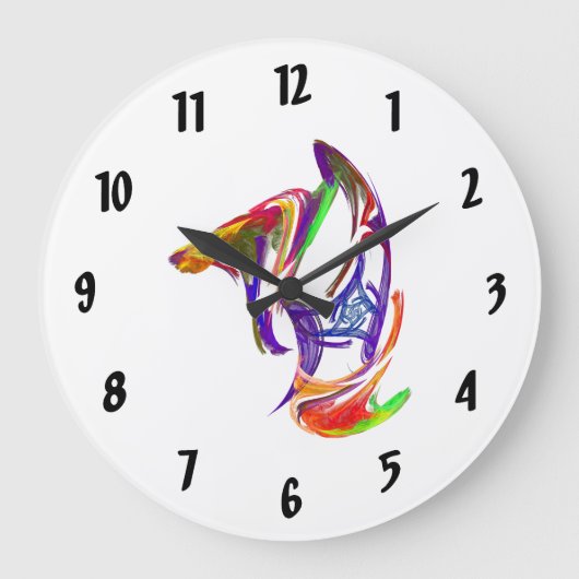 Knight Schess Piece Große Wanduhr (Vorderseite)