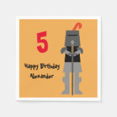 Knight Serviette (Vorderseite)