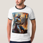 Knight Simste während Castle Burns Meme Shirt (Vorderseite)