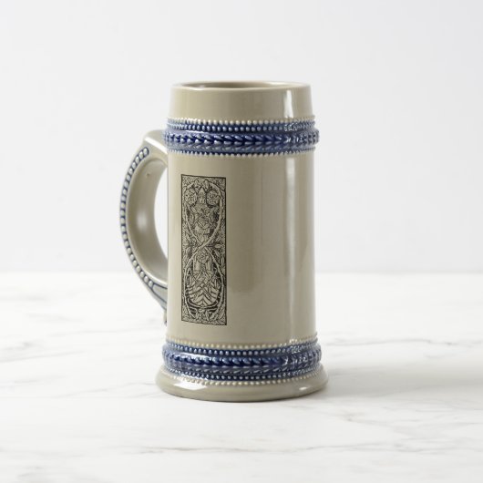 Knight Stein Bierglas (Vorderseite Links)