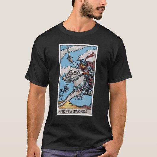 Knight Tarot Card T-Shirt (Vorderseite)