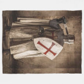 KNIGHT TEMPLAR FLEECEDECKE (Vorderseite (Horizontal))