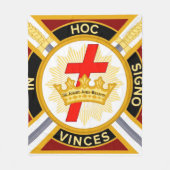 Knight Templar Fleecedecke (Vorderseite)