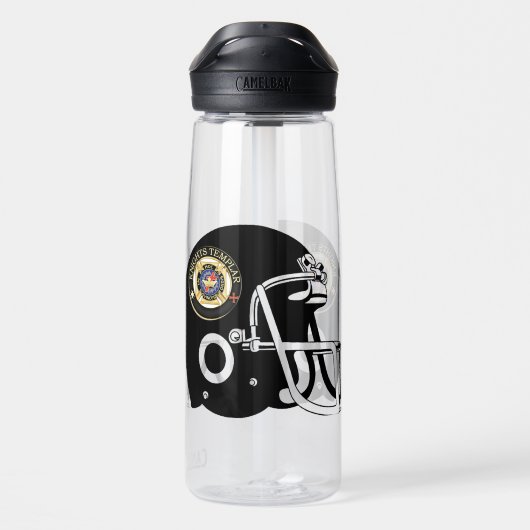 Knight Templar Football Trinkflasche (Rückseite)
