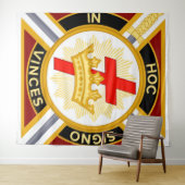 Knight Templar Hintergrund Wandteppich (Beispiel (Horizontal))