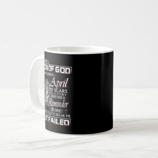 Knight Templar Ich bin ein Sohn Gottes April Chris Kaffeetasse (Vorderseite Links)