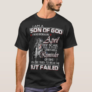 Knight Templar Ich bin ein Sohn Gottes April Chris T-Shirt