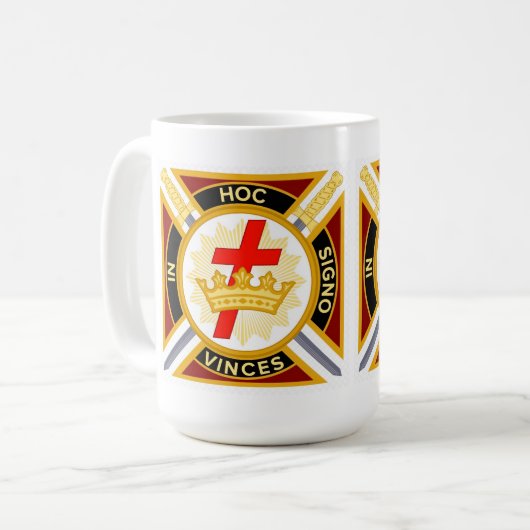Knight Templar Kaffeetasse (Vorderseite Links)