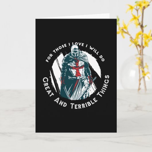 Knight templar karte (Gelbe Blume)