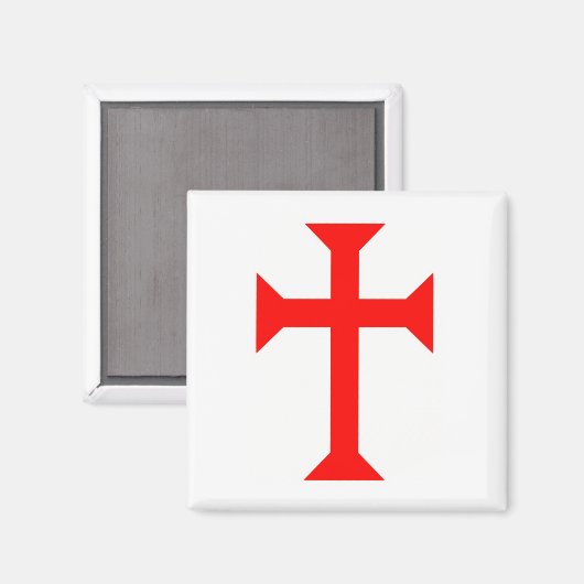 Knight Templar Magnet (Vorderseite/Rückseite)
