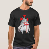 Knight Templar Schild Knights Templar T-Shirt (Vorderseite)