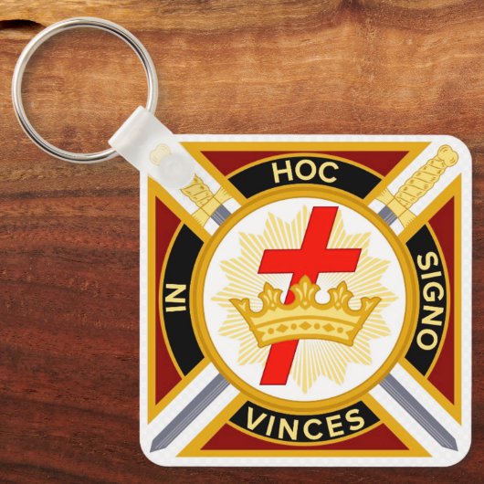 Knight Templar Schlüsselanhänger (Vorderseite)