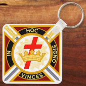 Knight Templar Schlüsselanhänger (Rückseite)
