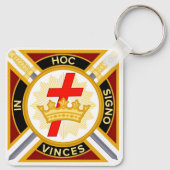 Knight Templar Schlüsselanhänger (Rückseite)