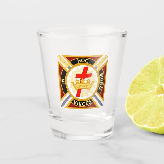 Knight Templar Schnapsglas (Vorderseite)