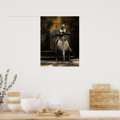 Knight Templar und Heiliger Gral Poster (Küche)