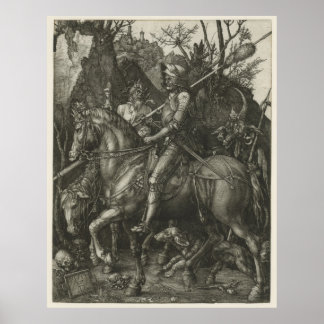 KNIGHT, TOD UND DAS DEVIL VON ALBRECHT DÜRER POSTER