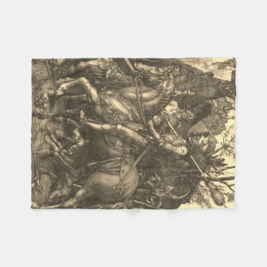 KNIGHT, TOD UND TOD FLEECEDECKE (Vorderseite (Horizontal))