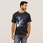 Knight vs Dragon Battle T-Shirt (Vorne ganz)