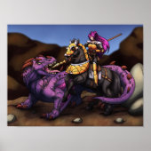 Knight Vs Dragon Poster (Vorne)