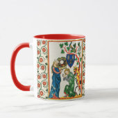 KNIGHT WIRD VON SEINER LADY BEWAHRT, MITTELALTERLI TASSE (Links)