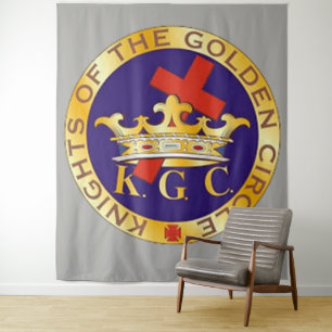 KNIGHTS DES GOLDENEN KREISES WANDTEPPICH