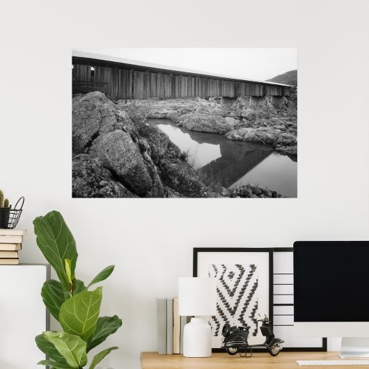 Knight's Ferry Bridge Poster (Heimbüro)